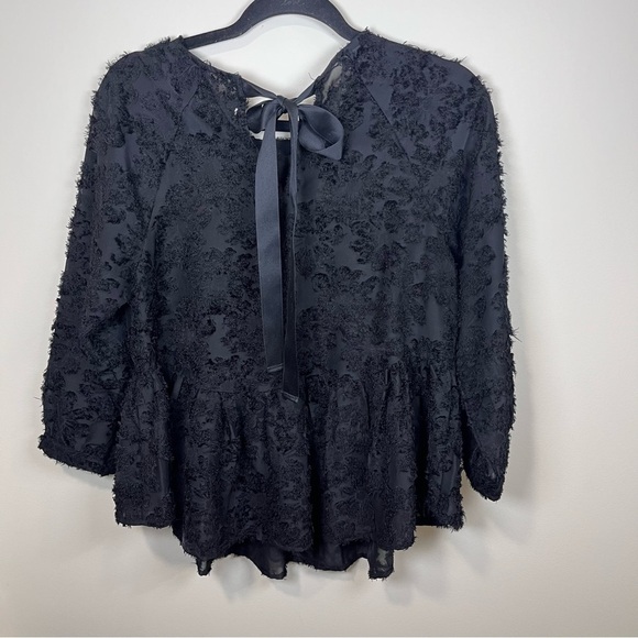 Altar’d State Elegant Black  Women Top - Picture 3 of 6